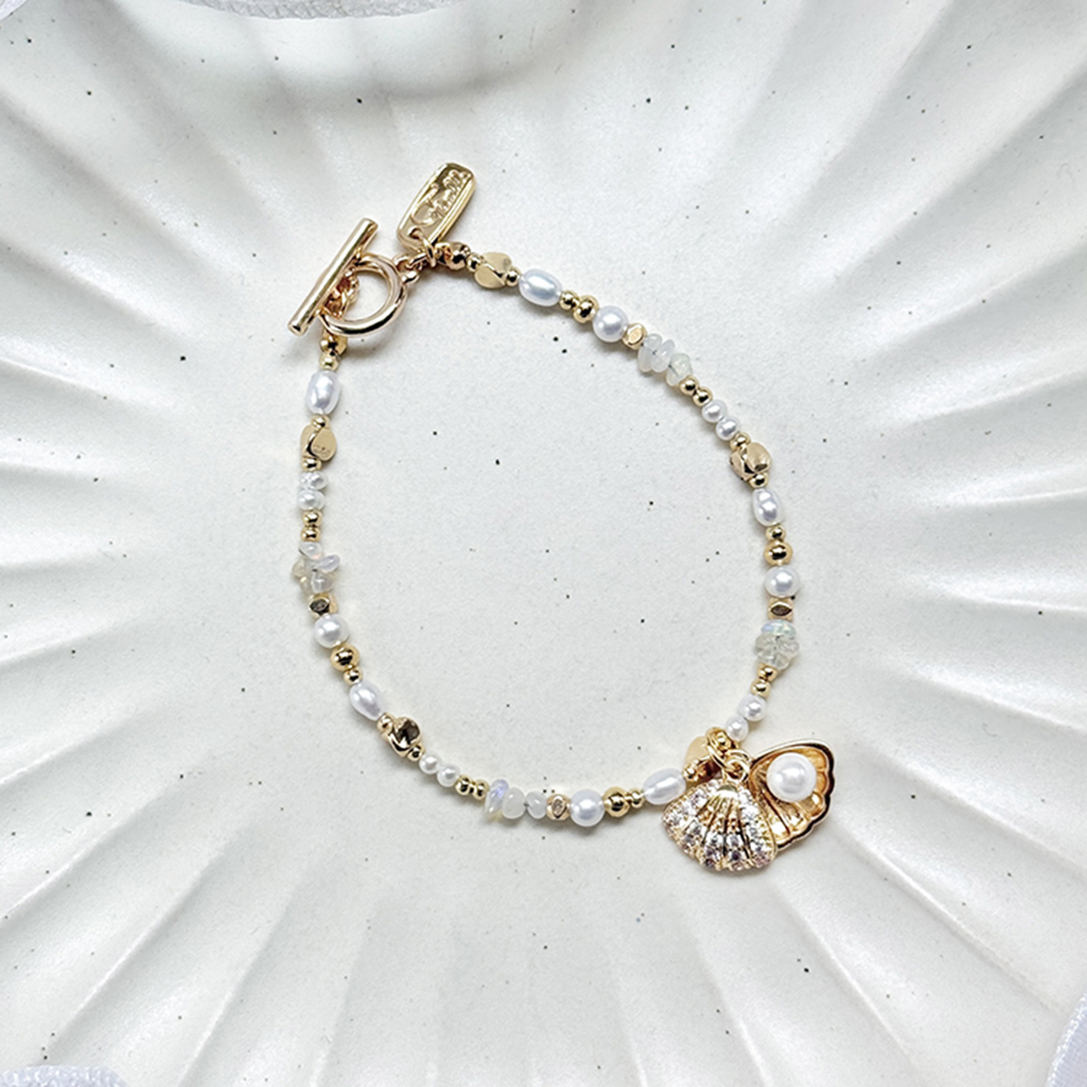 B05 / 母親節限定 • 拾個月的守護 • 連結 – 珍珠蛋白石 – 手鍊