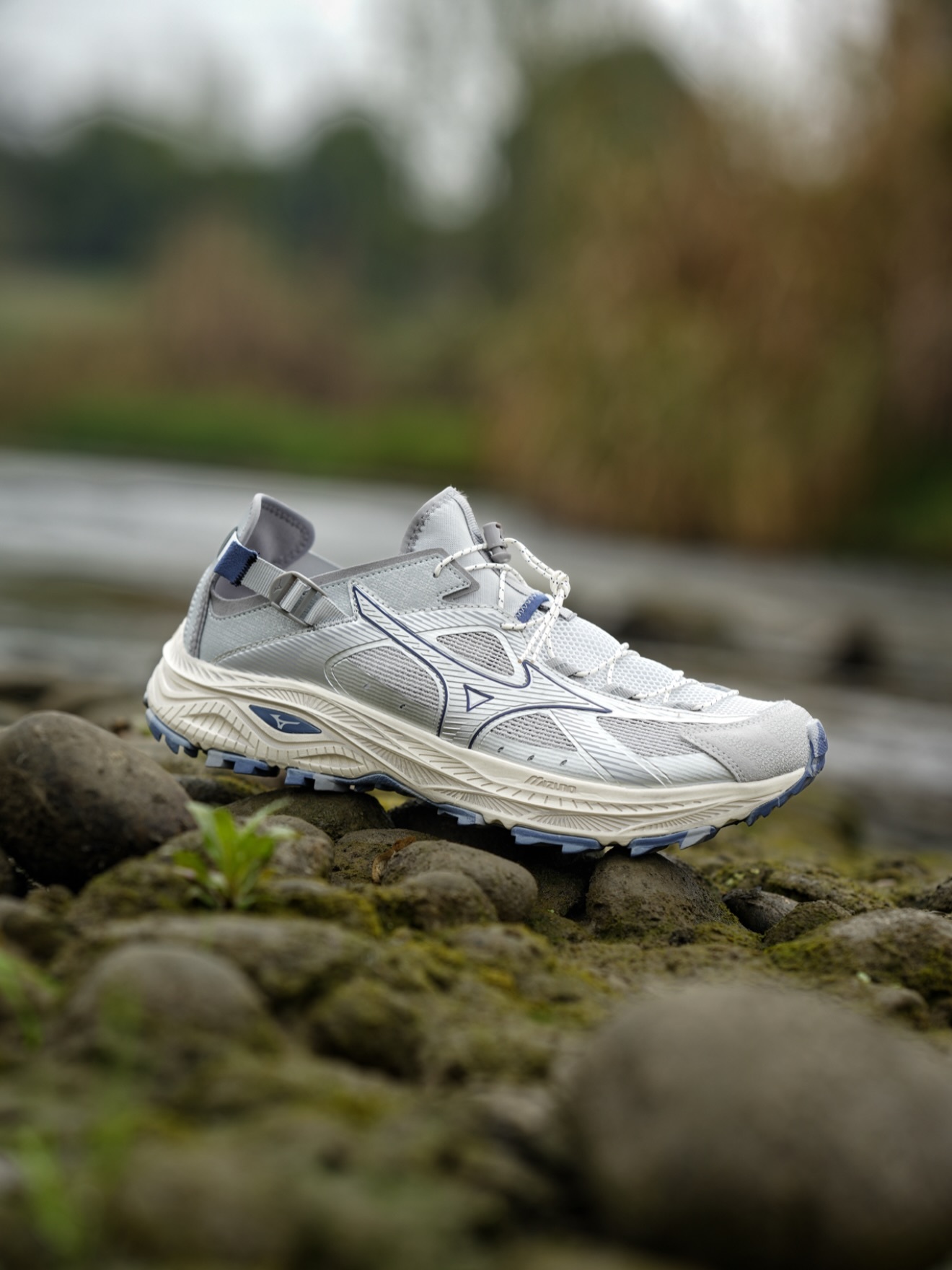 Mizuno Racer Trail SE v2 Sliver復古透氣涼鞋灰銀色D1GH261205