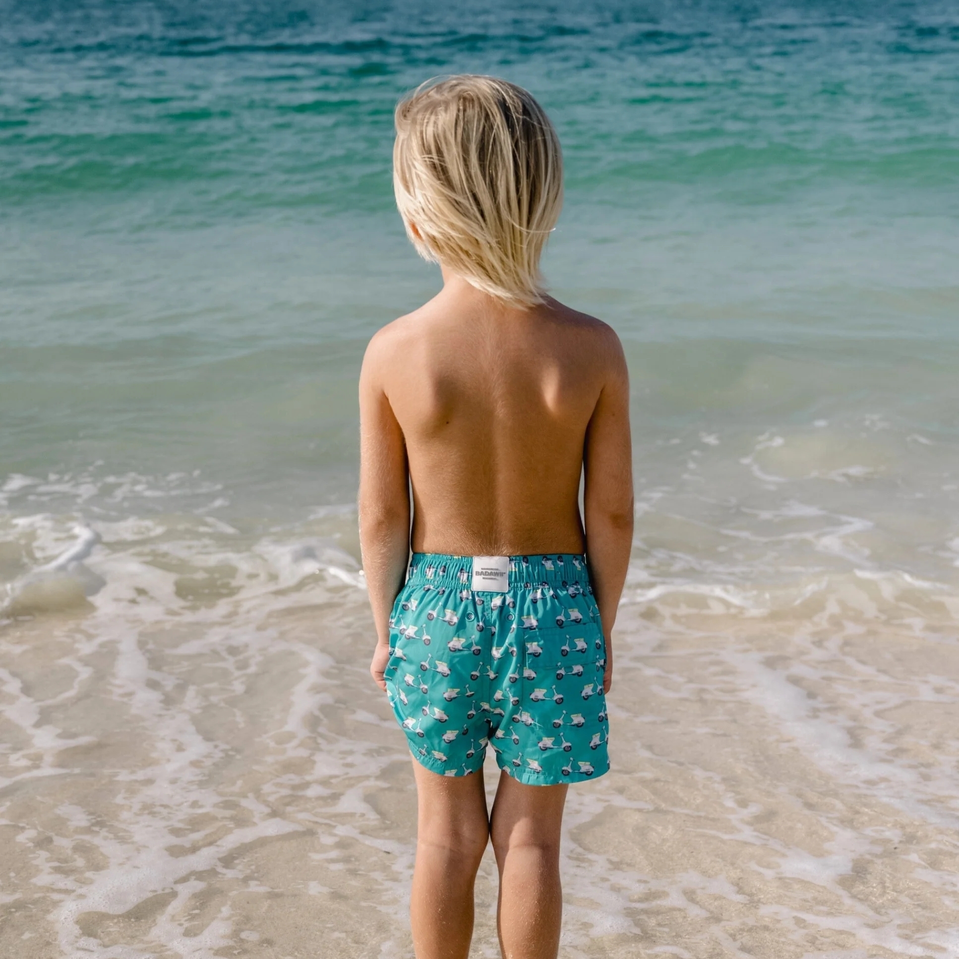 〖 Badawii 〗復古機車海灘泳褲