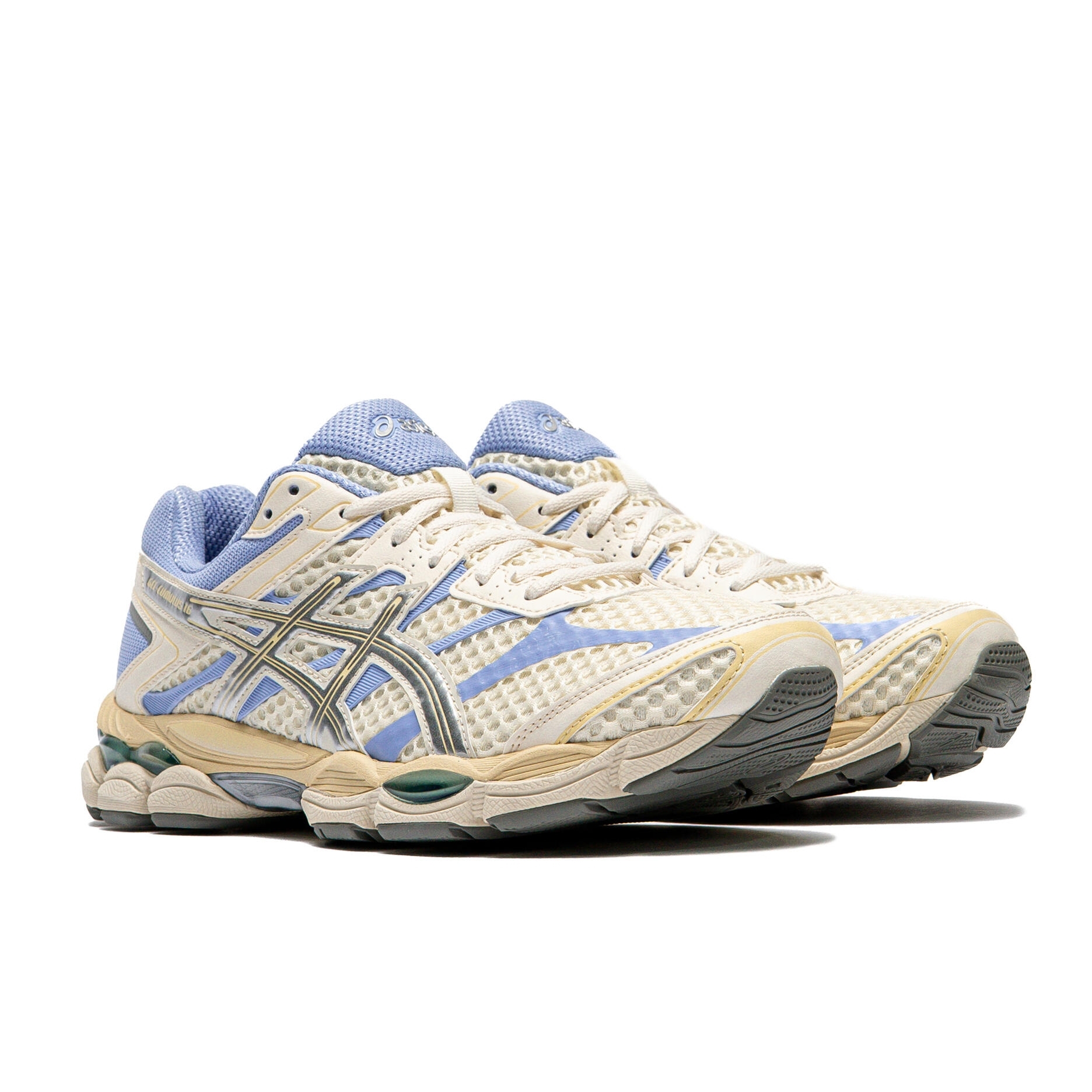 Asics Gel-Cumulus 16 x emmi 日本限定 聯名款 奶油水藍 銀色 復古鞋 1203A733-750