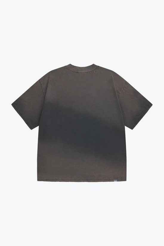 Sense Distressed Wash SS - Charcoal | M26-T04