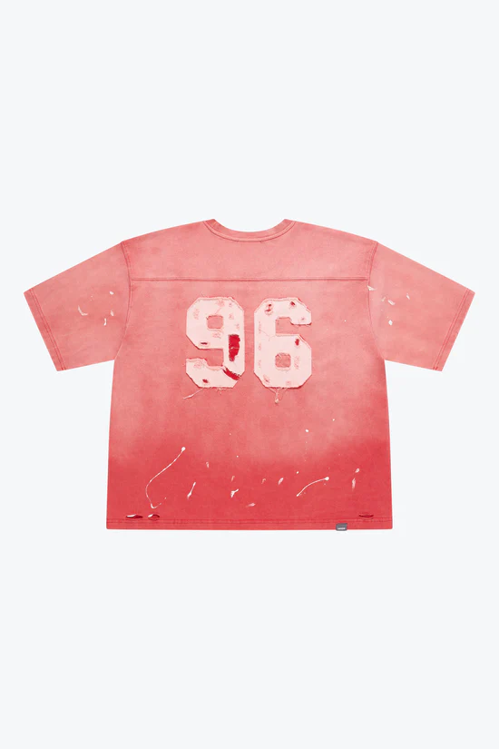 Sense Drip Distressed Jersey SS - Vintage Red| M26-T07