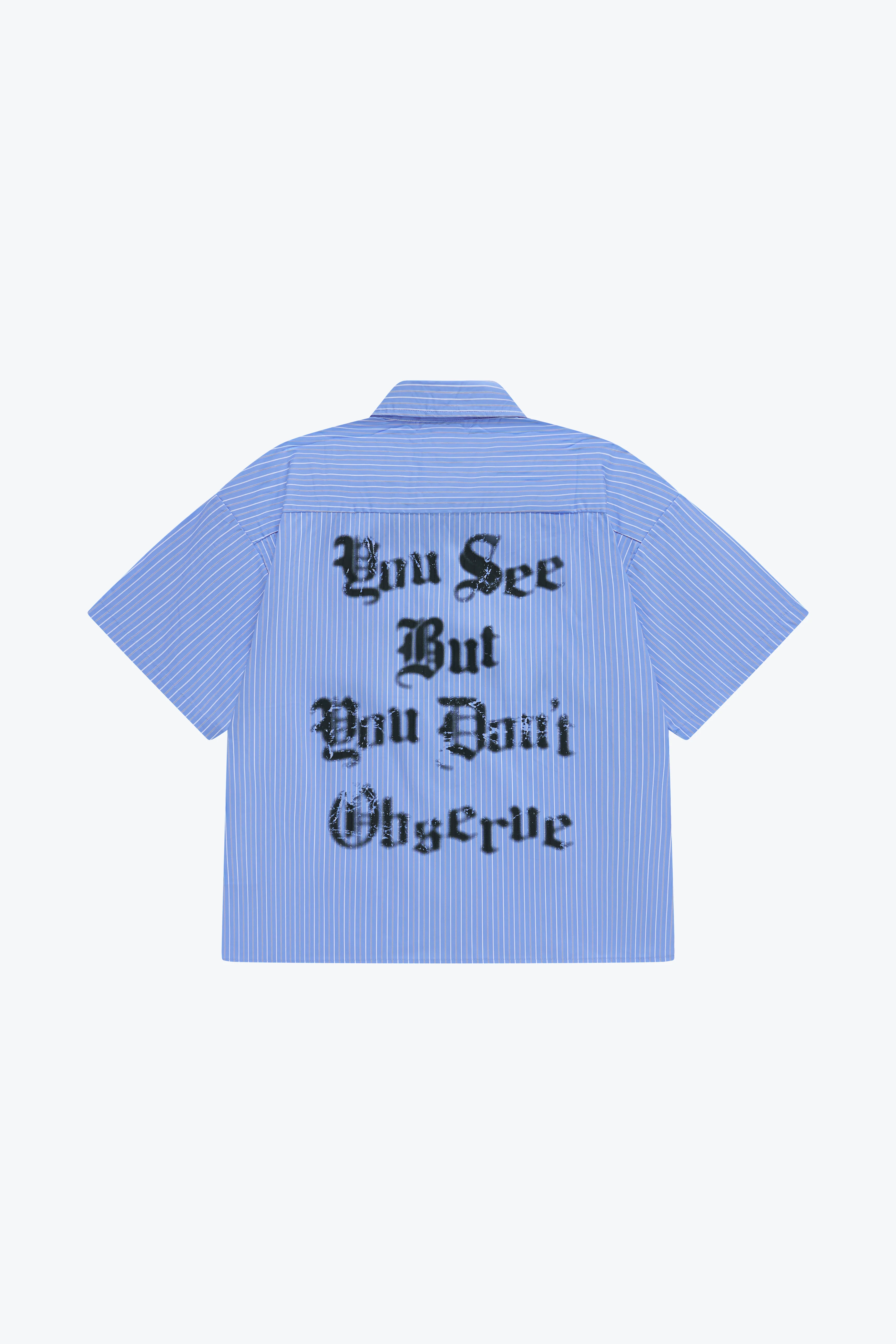 Sense Striped Spray Shirt - Deep Blue | M26-02