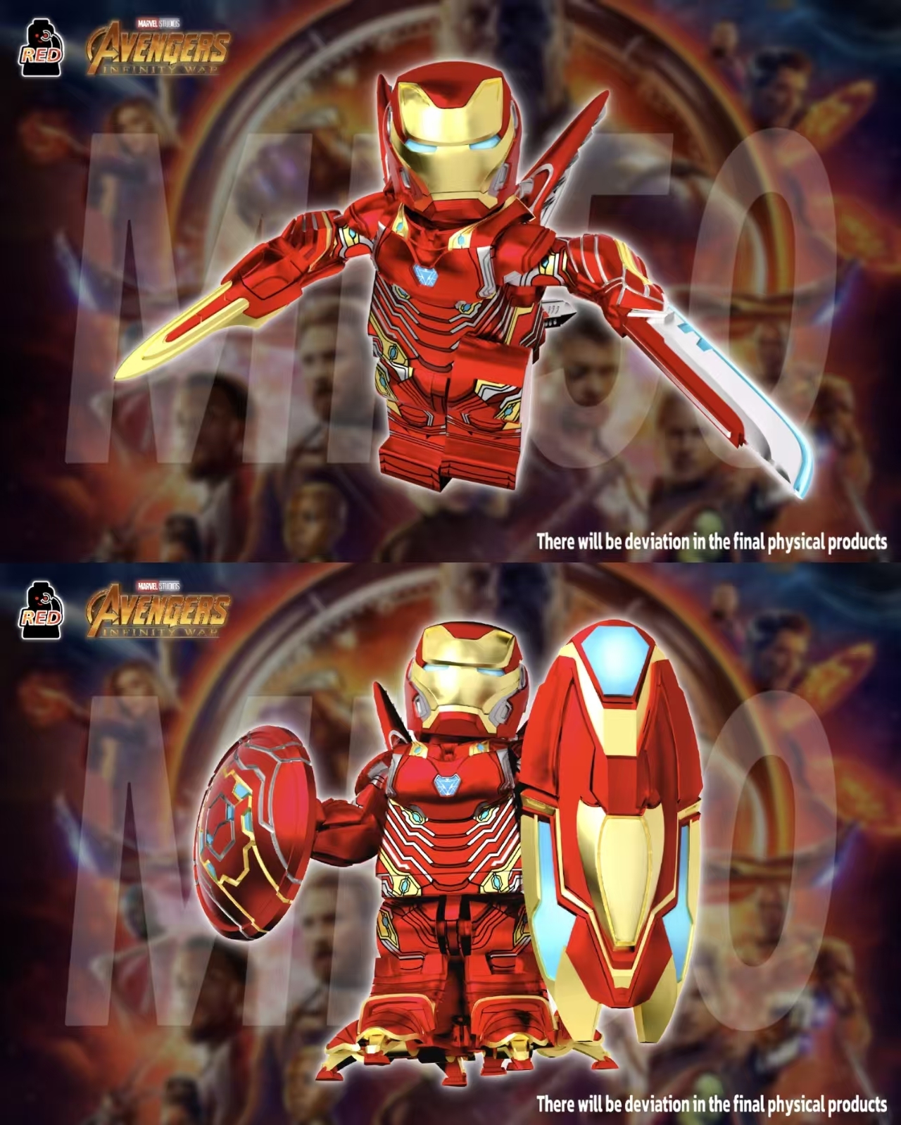 【預訂】【Red】鋼鐵人 MK50