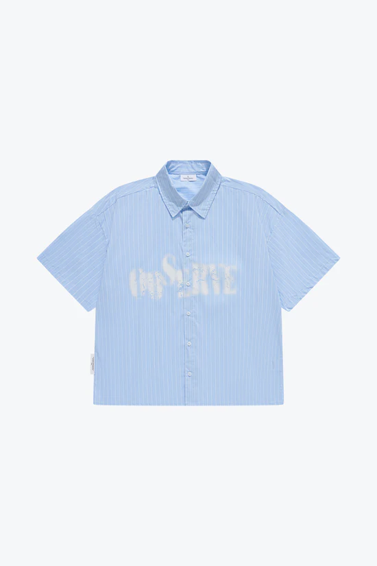Sense Striped Spray Shirt - Light Blue | M26-02