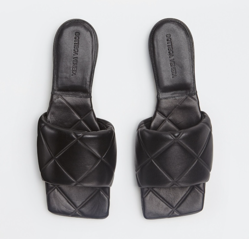 SBV08081 [BOTTEGA VENETA] Lido Sandal Black #639940VBP309031 (E)