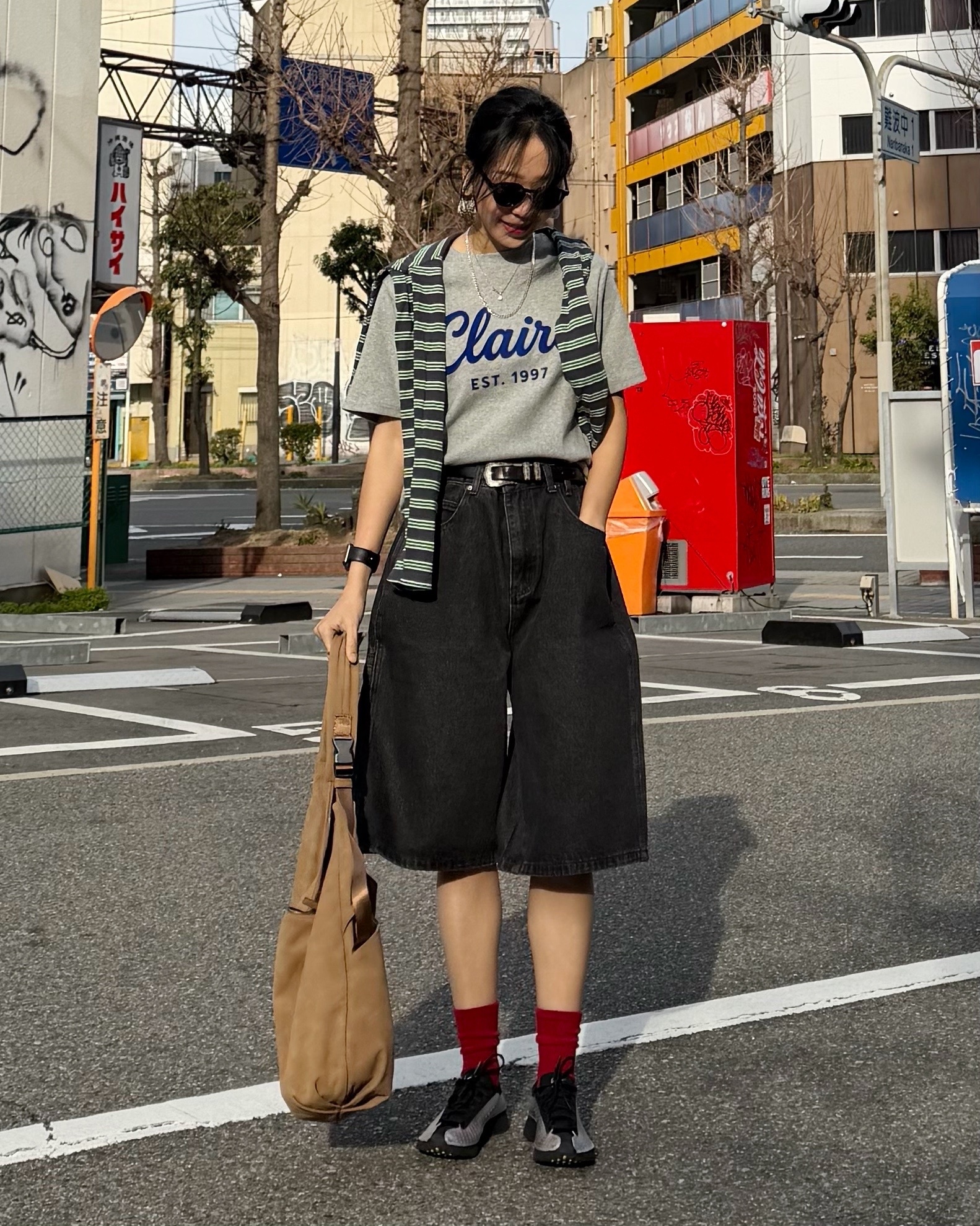 3月新品♥洗水休閑短牛