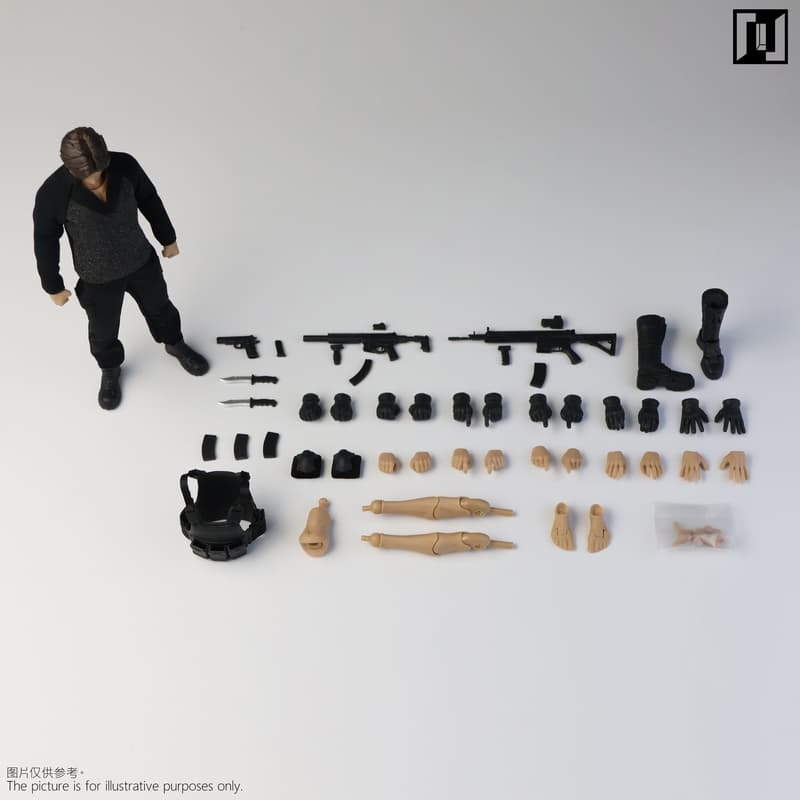 預購26/Q3 Mirrfig 代理版 可動 1/12 精瘦男素體 黃膚黑髮 豪華版