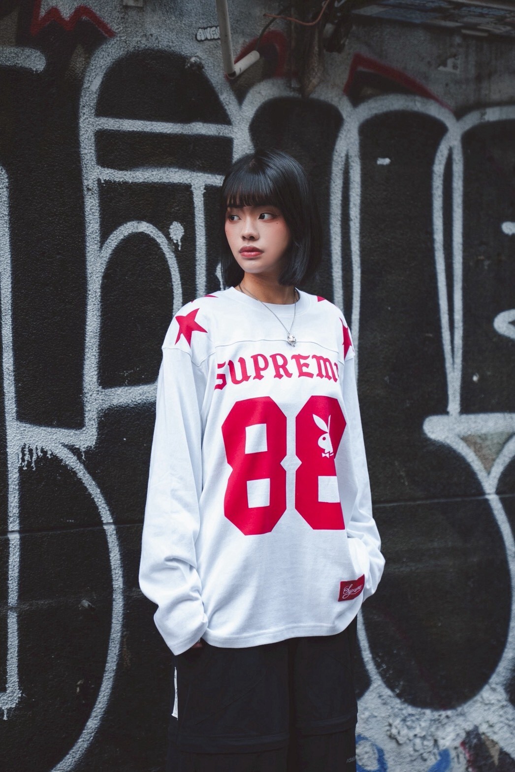 Focus Store】現貨秒發Supreme x Playboy® L/S Football TopSS