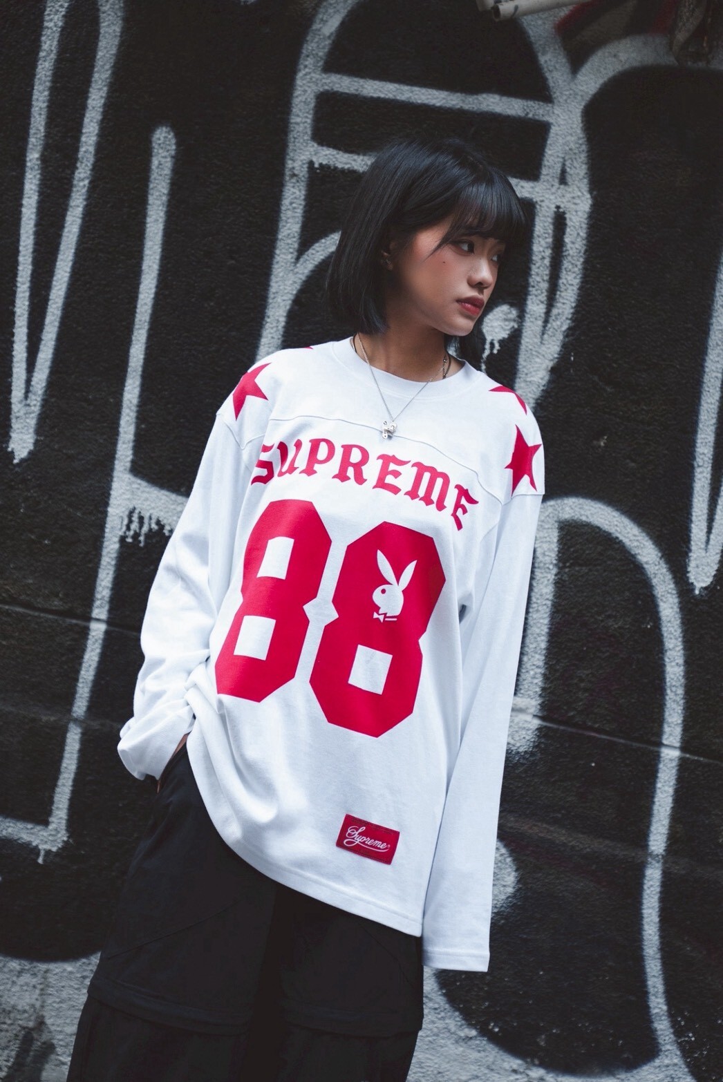 Focus Store】現貨秒發Supreme x Playboy® L/S Football TopSS