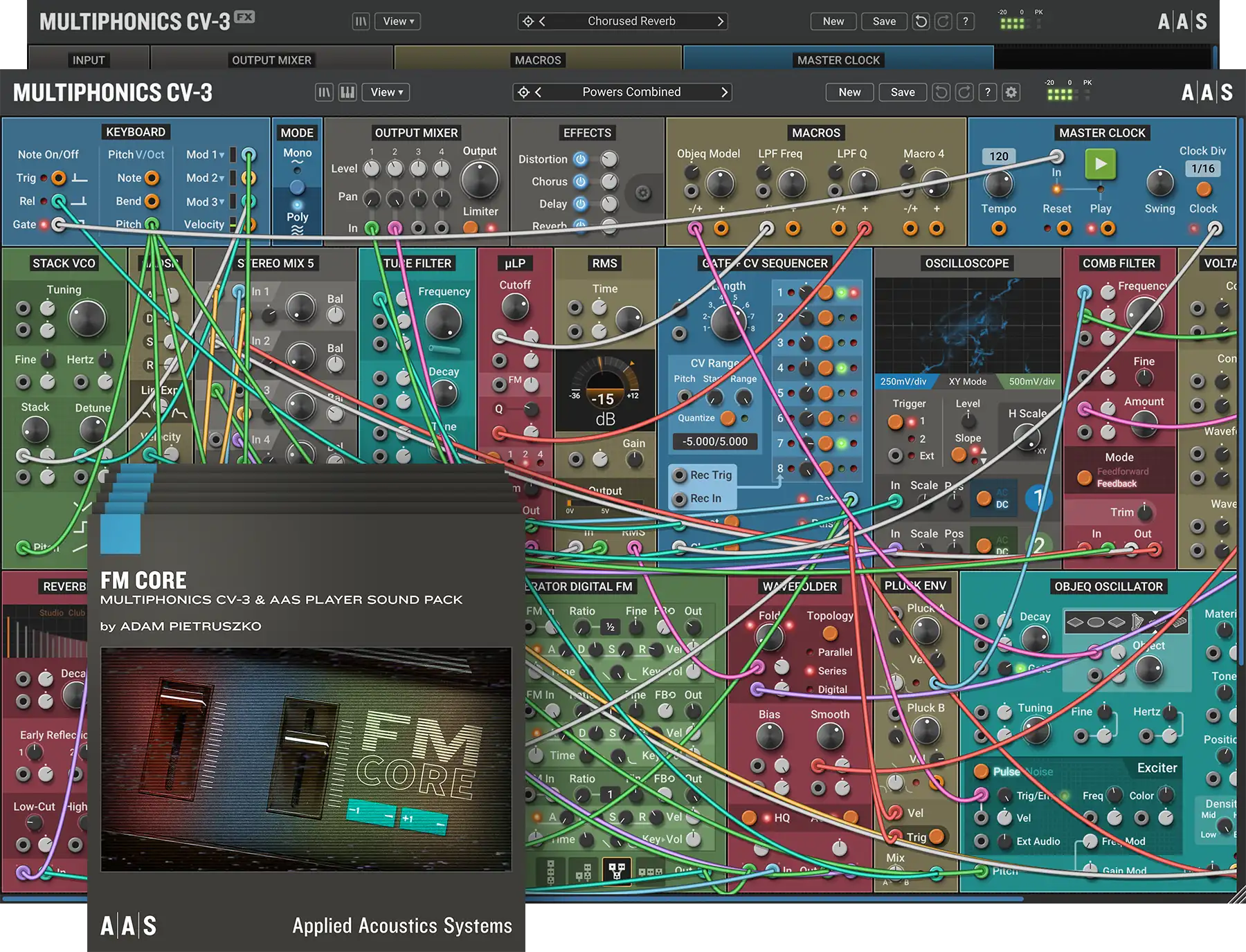 Applied Acoustics Systems Multiphonics CV-3 + 音色套裝