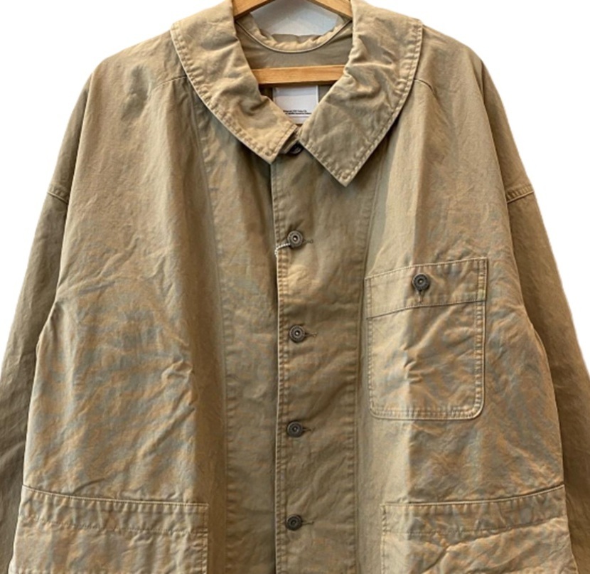 VISVIM TRAVAIL CONOID COVERALL JACKET (( USED A )) 中古美品 - BEIGE PRE ORDER ITEM (預訂中)
