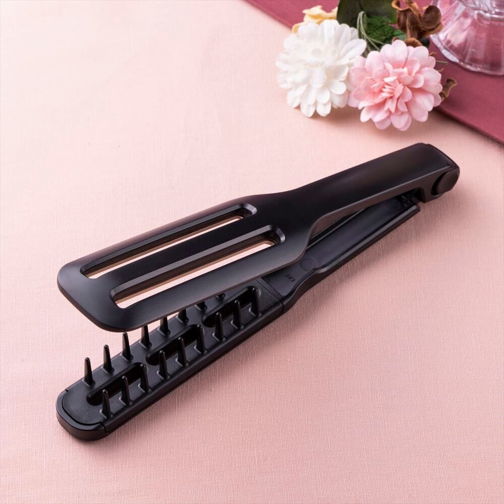 【多莉推薦】JP KAI 金屬導熱吹直髮夾梳 可鎖實 黑 5427 TK260323