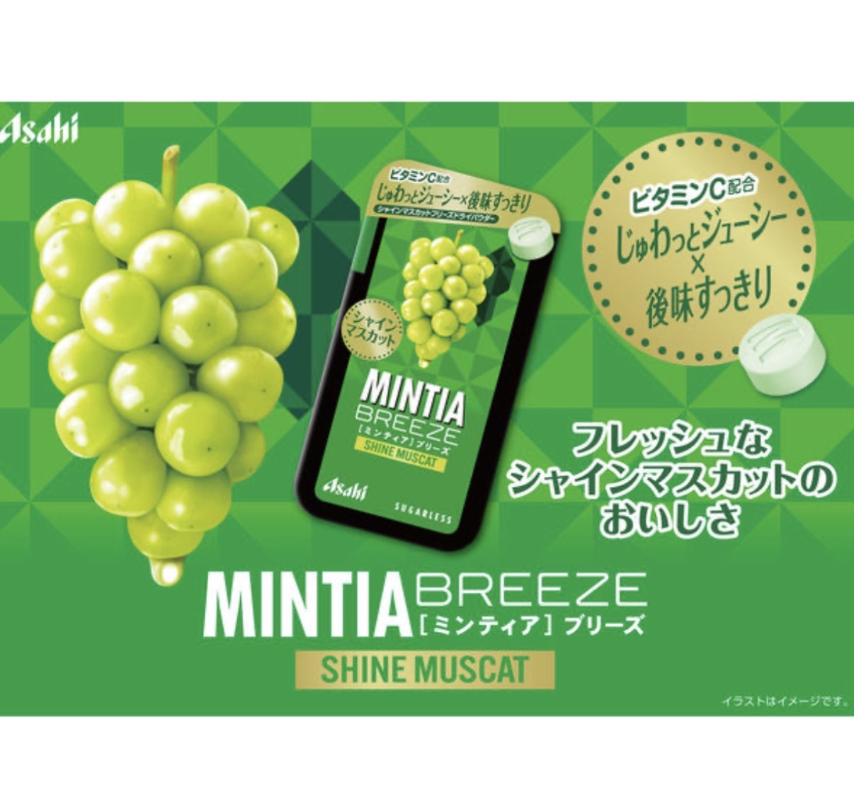 JP MINTIA 香印提子風味薄荷糖 30粒 1720 TK260323