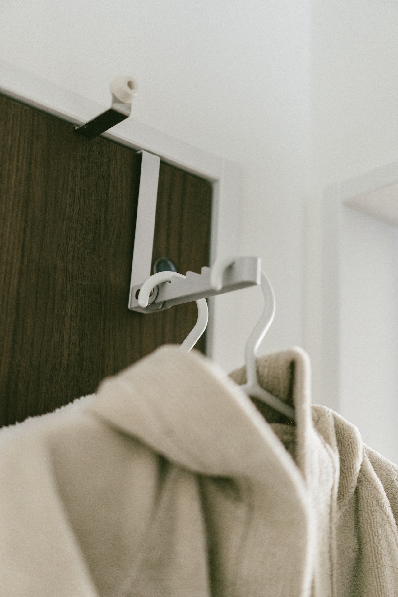 極簡風省空間折疊晾衣架 #免釘鑽