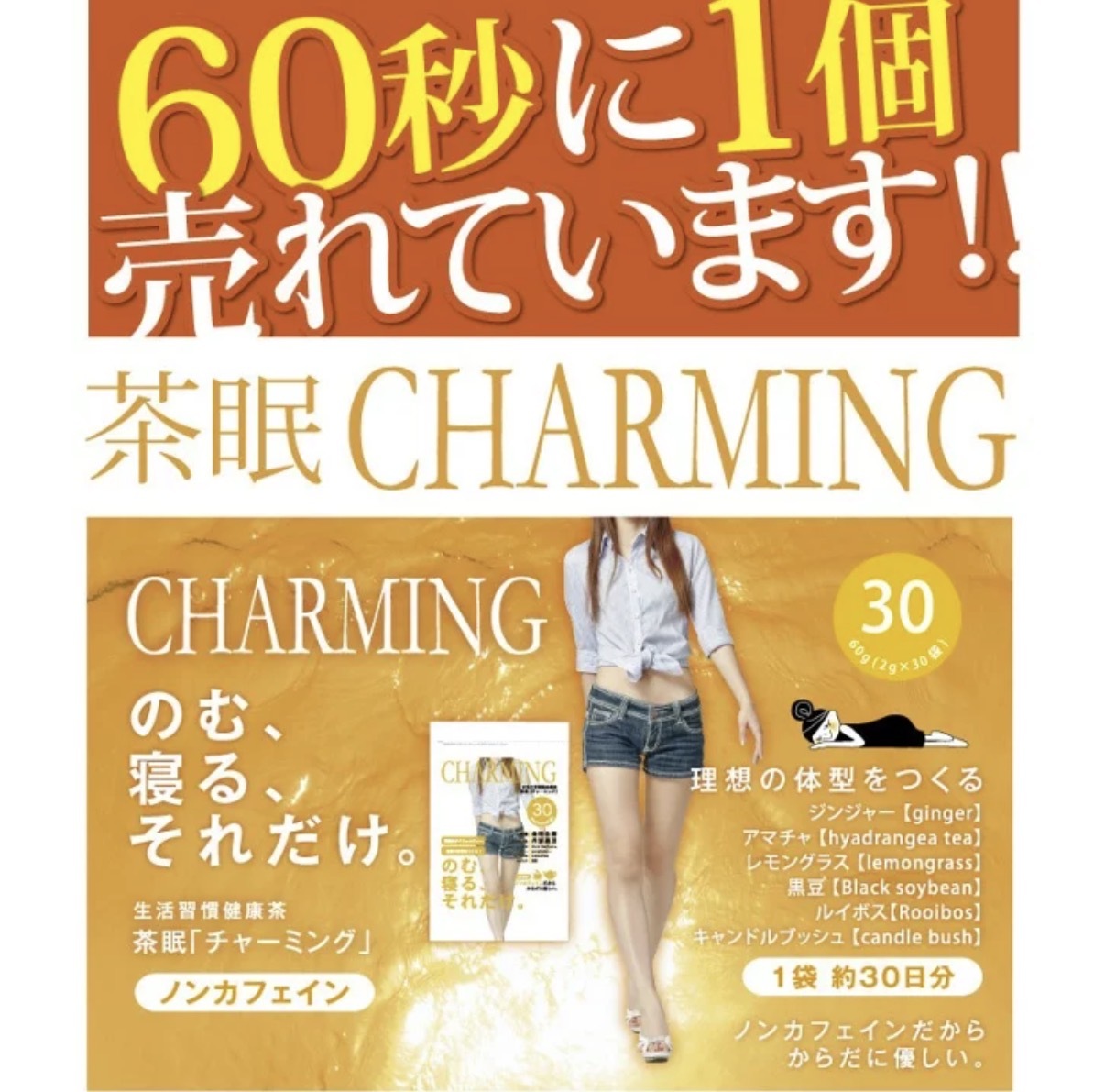 JP 日本茶眠 健康瘦身混合茶 10袋 1561 1578 TK260323