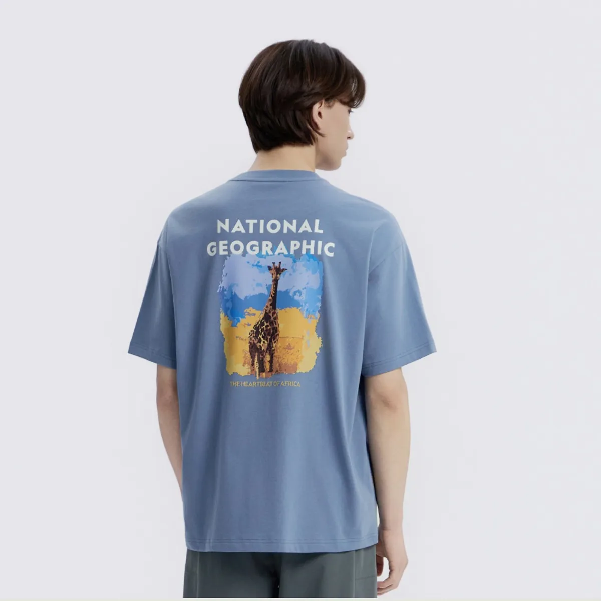 National Geographic Ratel Re:gen Big Graphic Semi-Overfit T-Shirt
