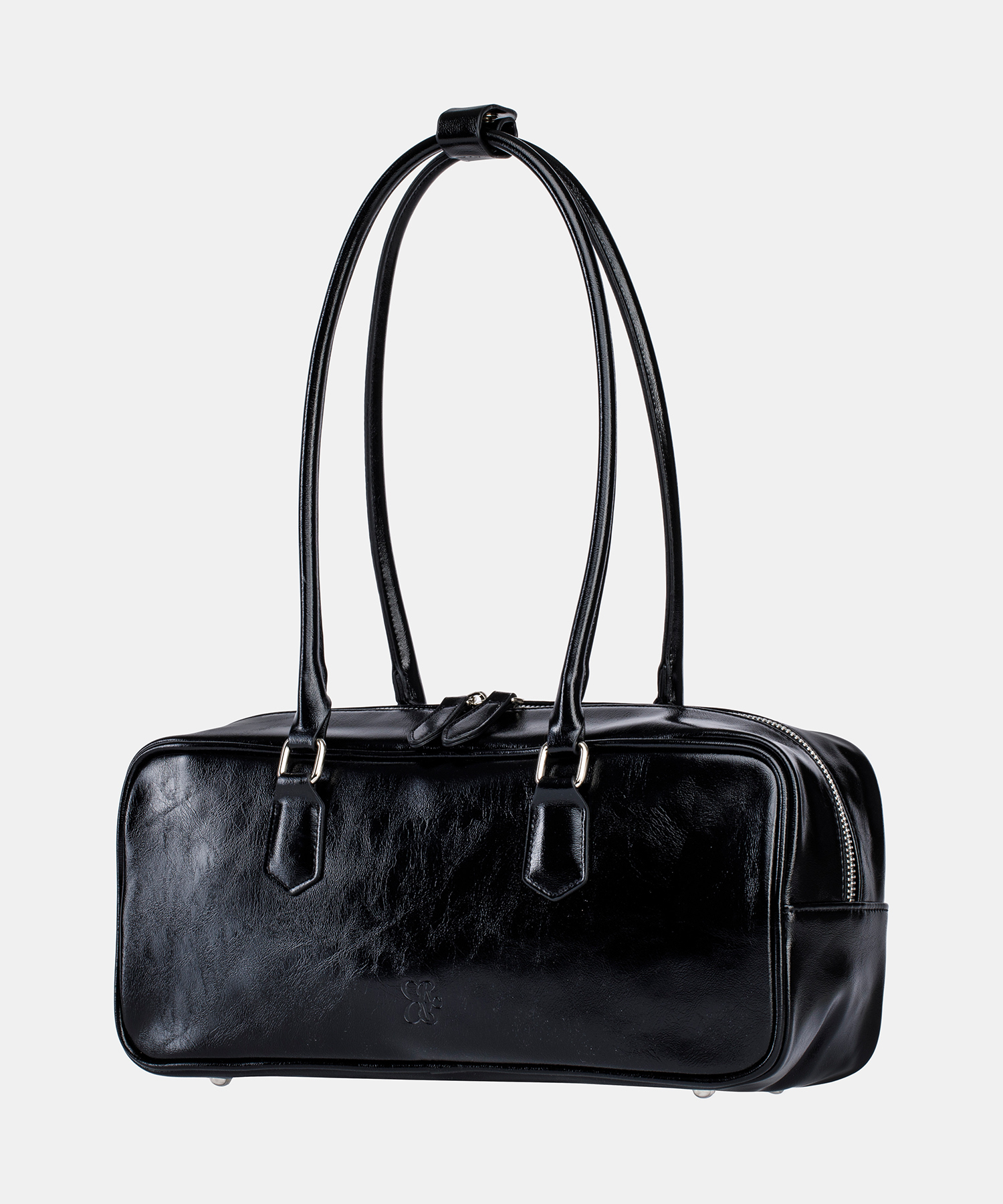 Q14 RECLOW SIO BAGUETTE BAG - BLACK