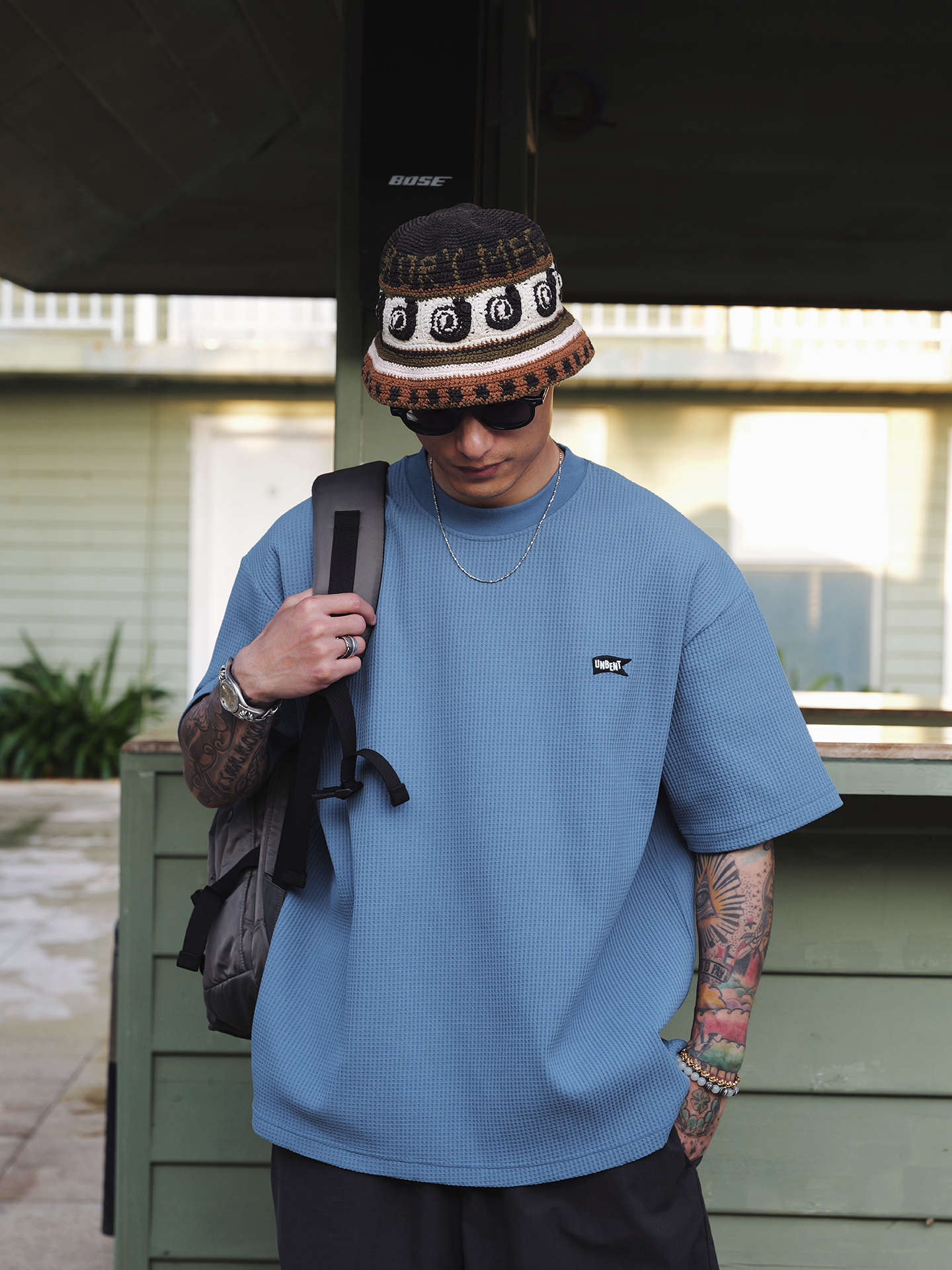 Unbent 26 S/S 抗皺速乾華夫格短袖