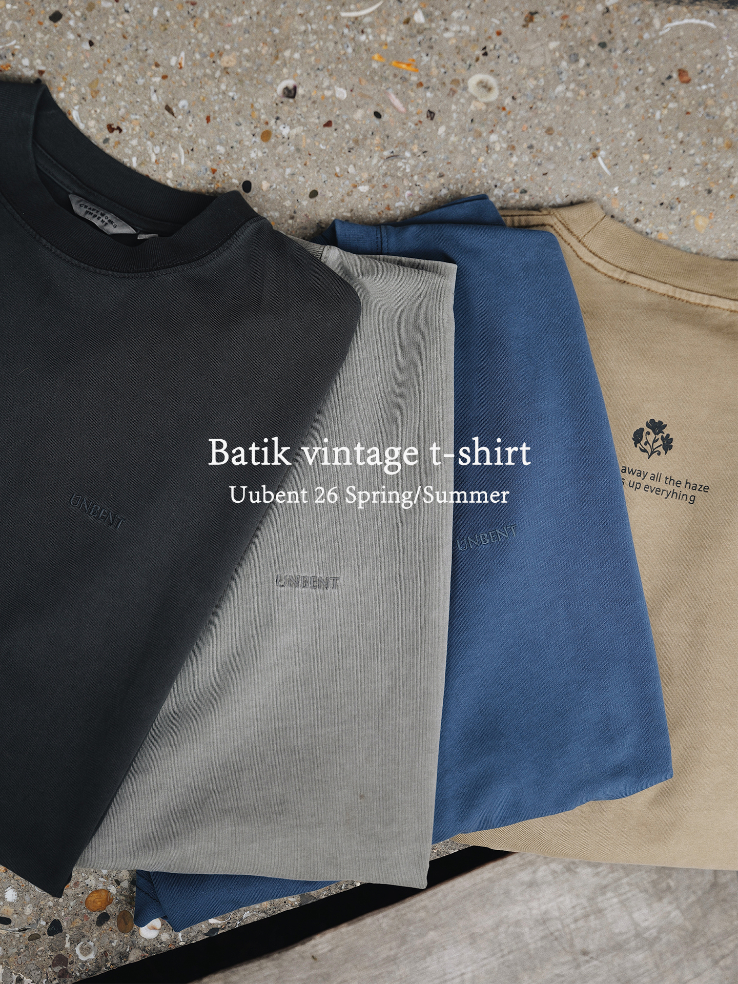 Unbent 26 S/S 新款蠟染水洗短袖