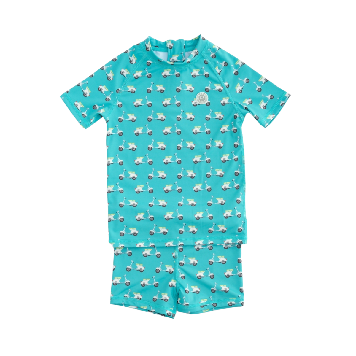 〖 Badawii 〗復古機車防曬兩件式泳衣