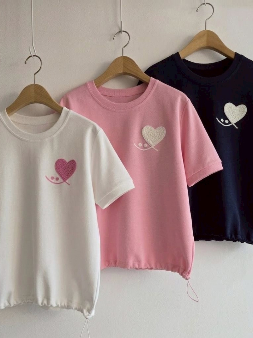 抽繩多一點造型感Ｔ★甜感減齡百搭上衣