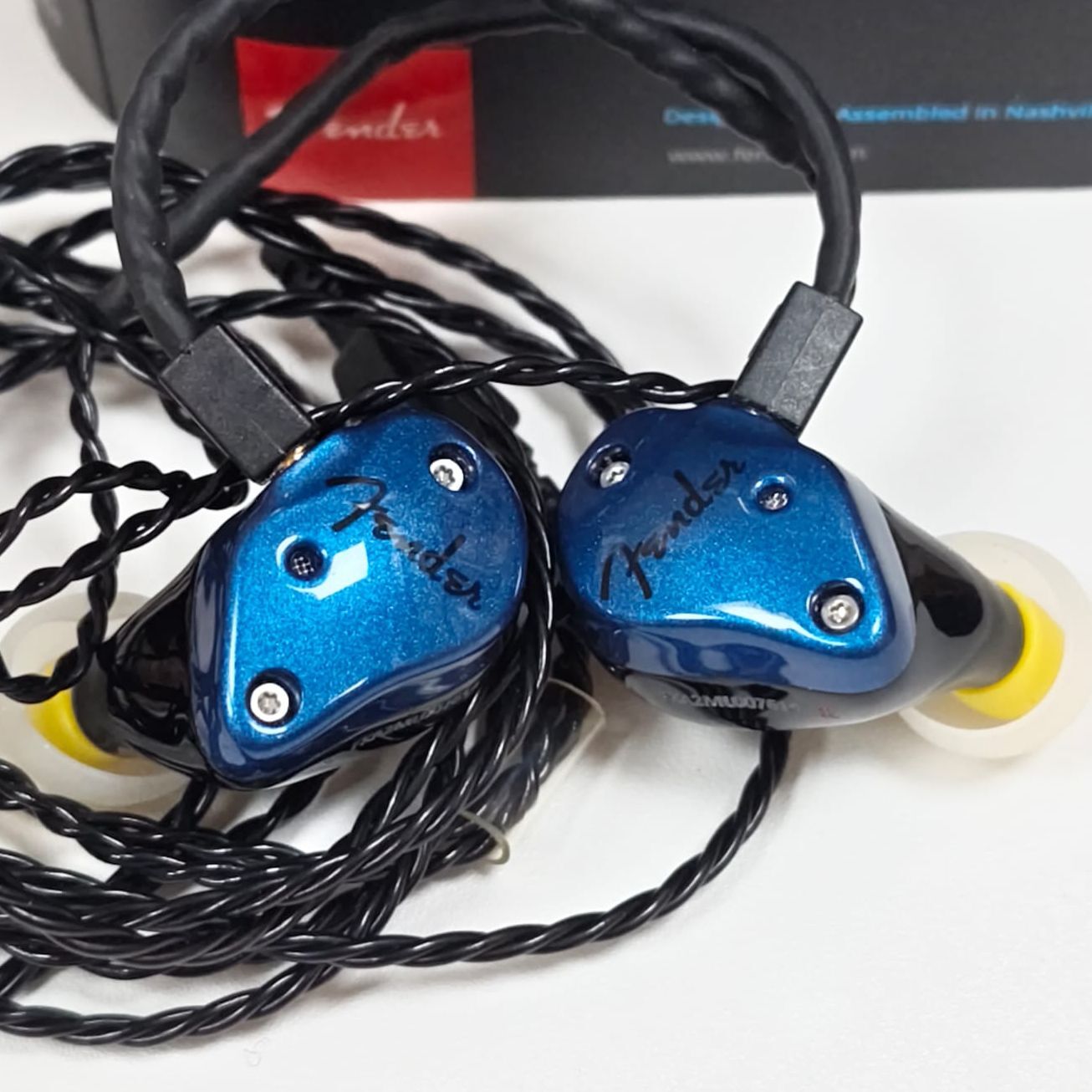 【陳列品】美國 Fender - FXA2 入耳式耳機 (藍色)