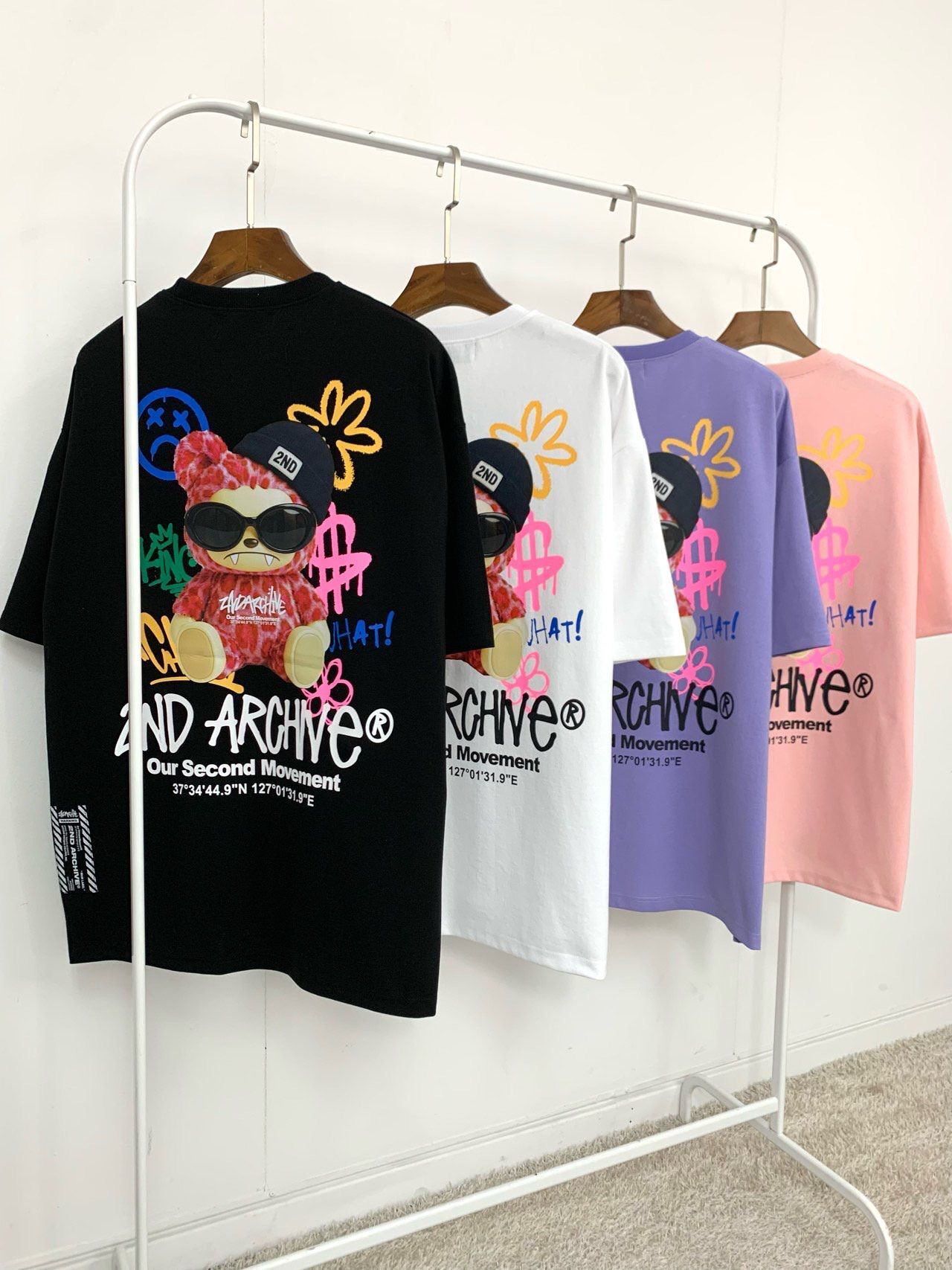 英文字圖案短袖Tee 2nd-343T