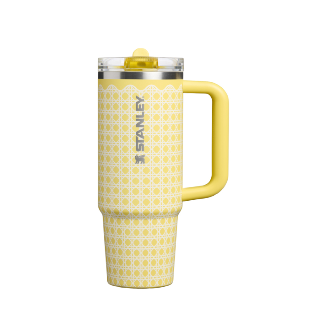 STANLEY 防漏吸管隨手杯 0.88L / 金盞藤編