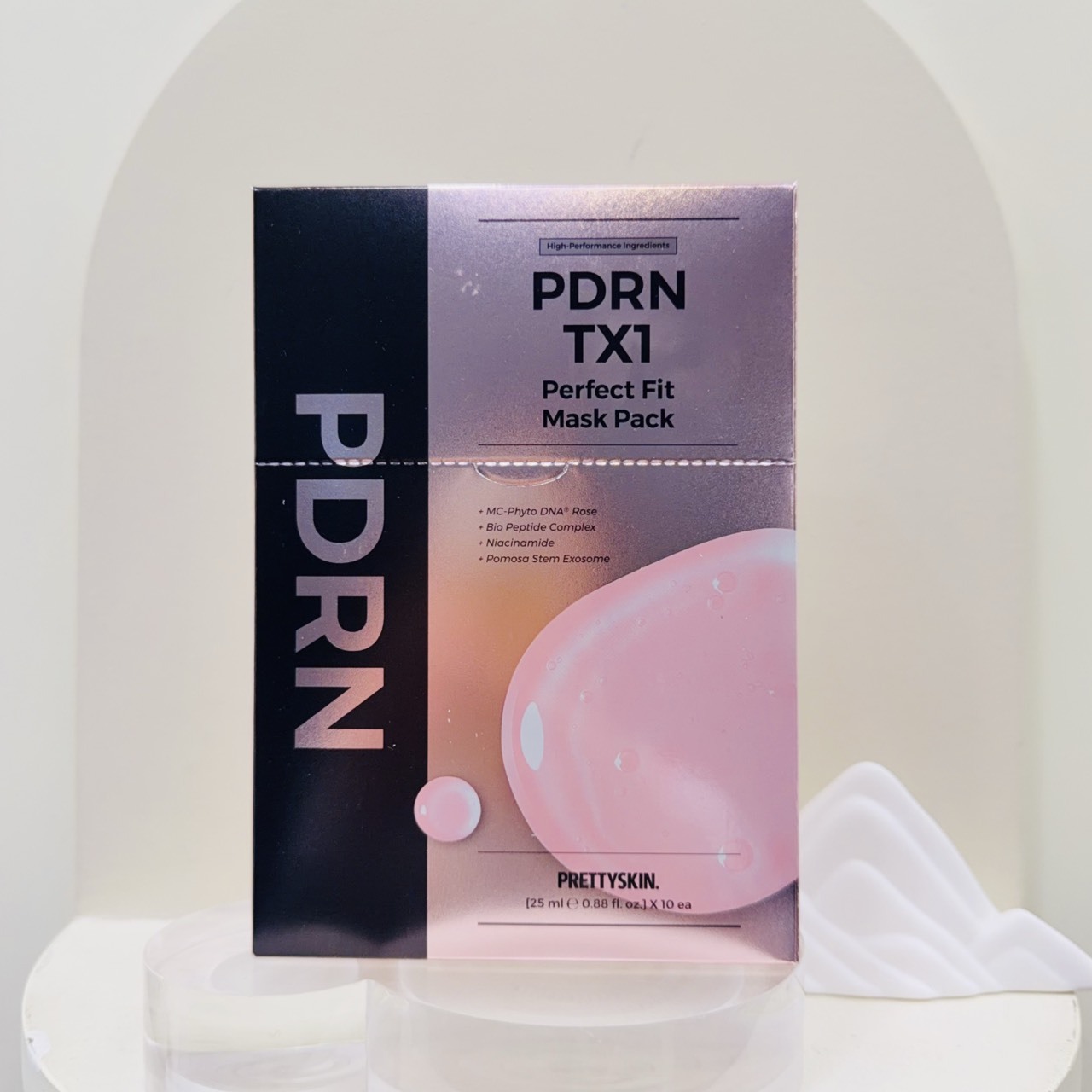 韓國Prettyskin TX1粉PDRN面膜10片