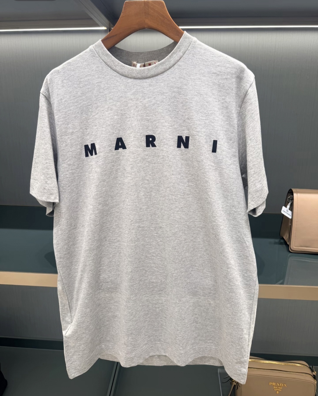 Marni kids 字母印花 Tee