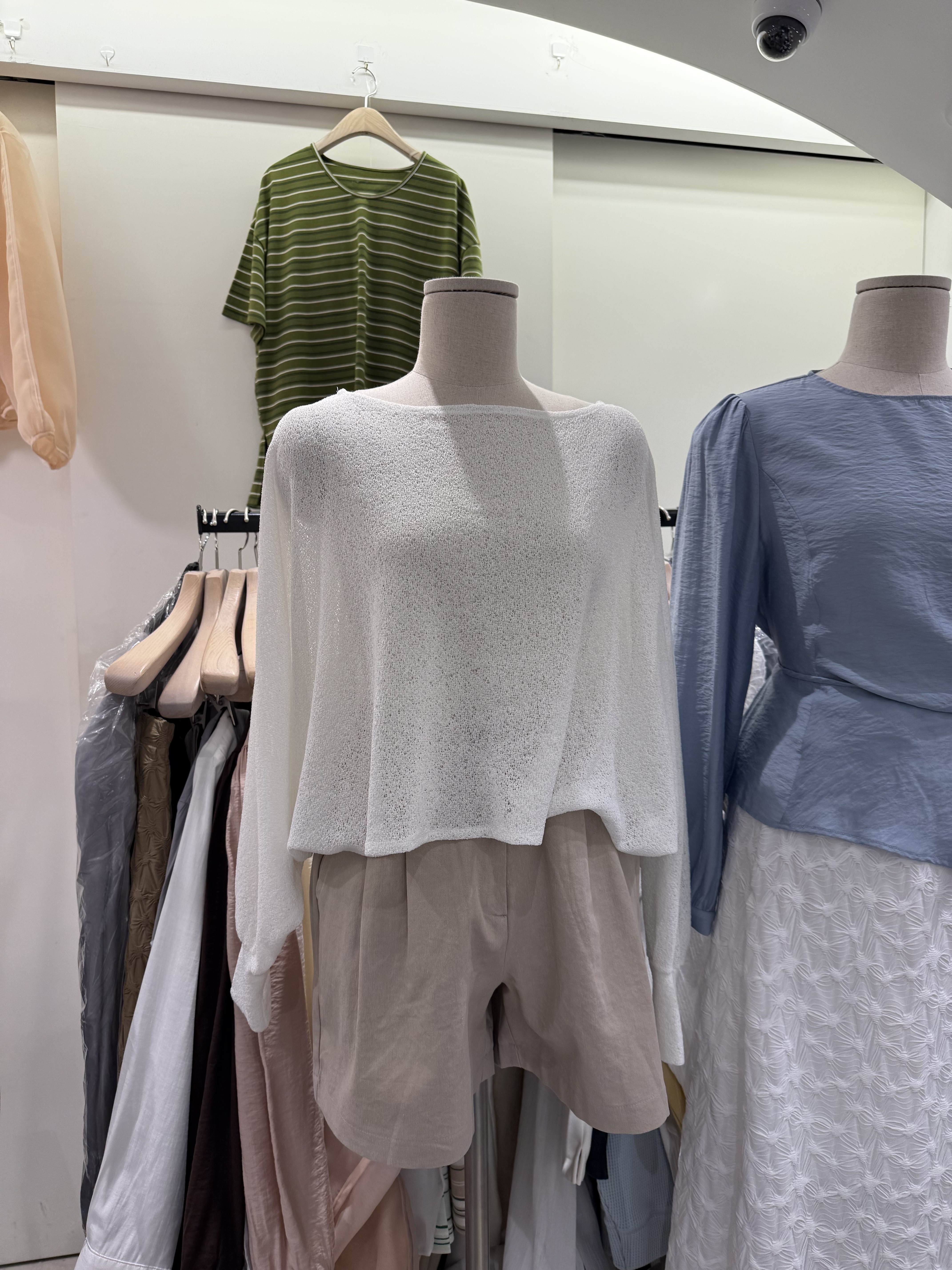 韓國連線 質感鏤空針織罩衫