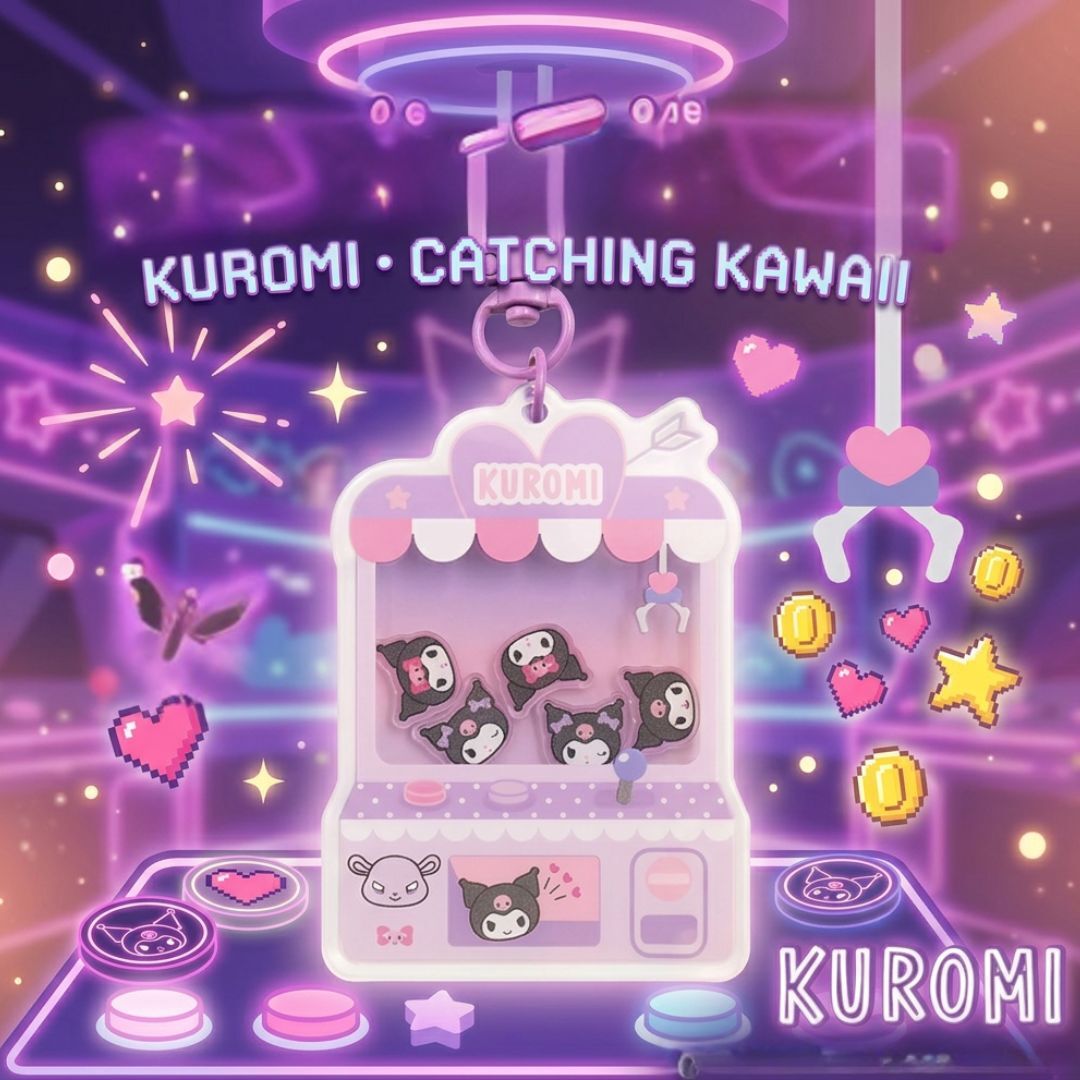 佻皮魔女 Sanrio|夾公仔機造型掛件鎖匙扣 |飾物