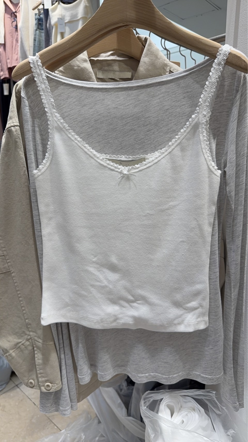 韓國連線 蕾絲花邊造型背心