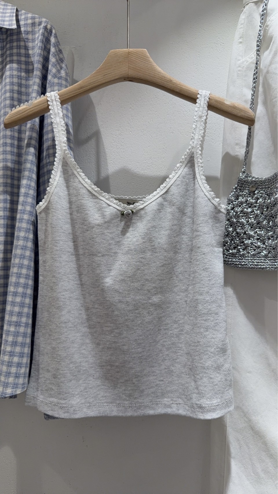 韓國連線 蕾絲花邊造型背心