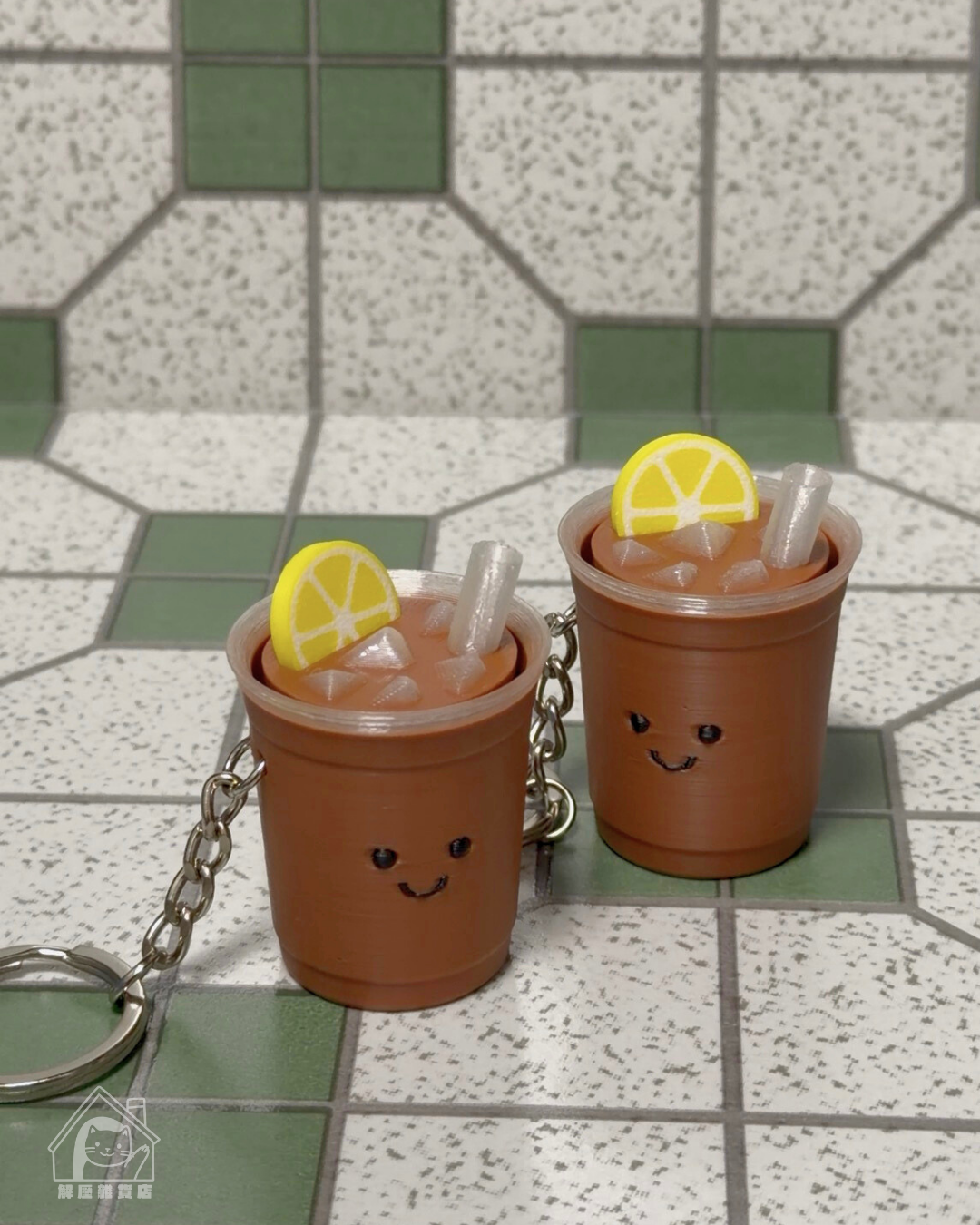 微笑星球 - 檸檸 | 解壓按鍵匙扣