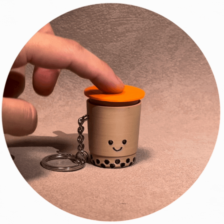 微笑星球 - 波比 | 解壓按鍵匙扣