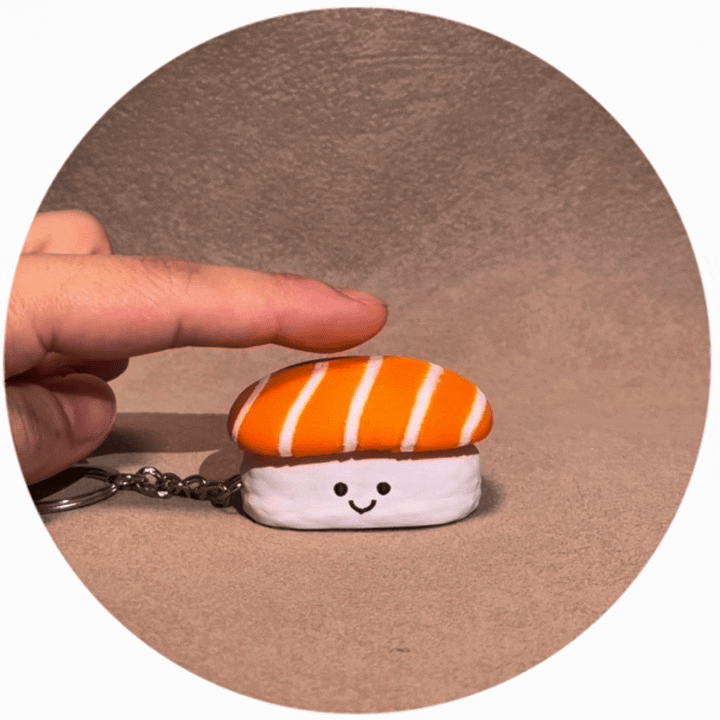 微笑星球 - 壽司三兄弟 | 解壓按鍵匙扣