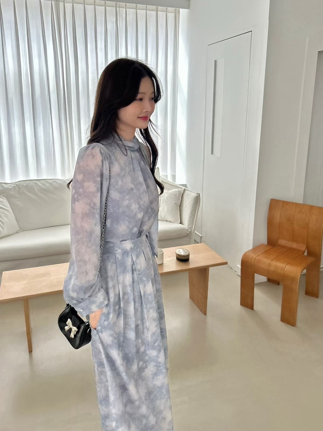 涼感暈染綁帶套裝