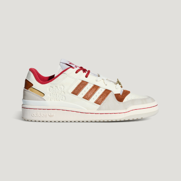Adidas 愛迪達 Forum Low CL KJ8751 男 運動休閒鞋 CNY 馬年限定 低筒 米白 紅棕