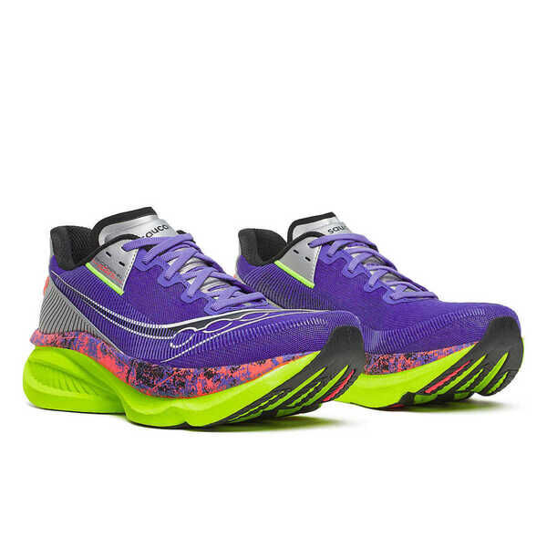 Saucony 索康尼 Endorphin Azura SA21070-400 男 慢跑鞋 跑鞋 路跑 紫 螢黃