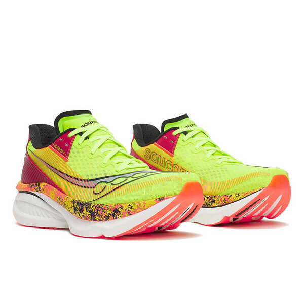Saucony 索康尼 Endorphin Azura SA21070-402 男 慢跑鞋 跑鞋 路跑 螢黃 紅