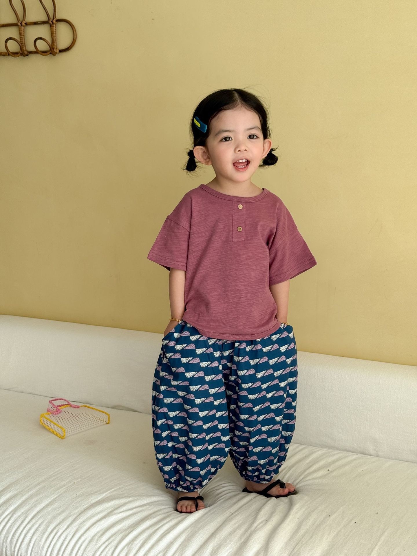 兄弟姐妹一起穿_復古民俗感套裝