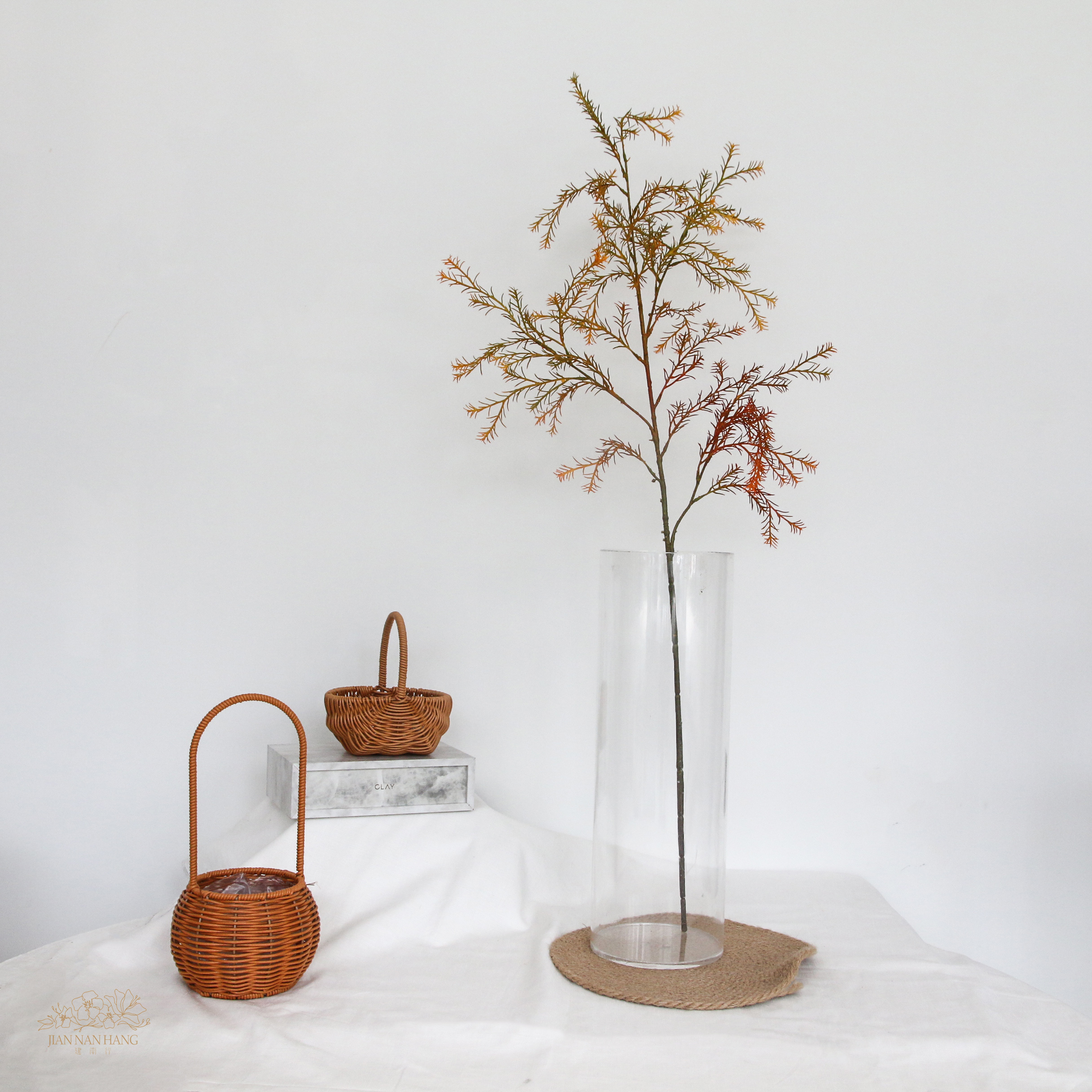 人造葉 千層金 黃綠