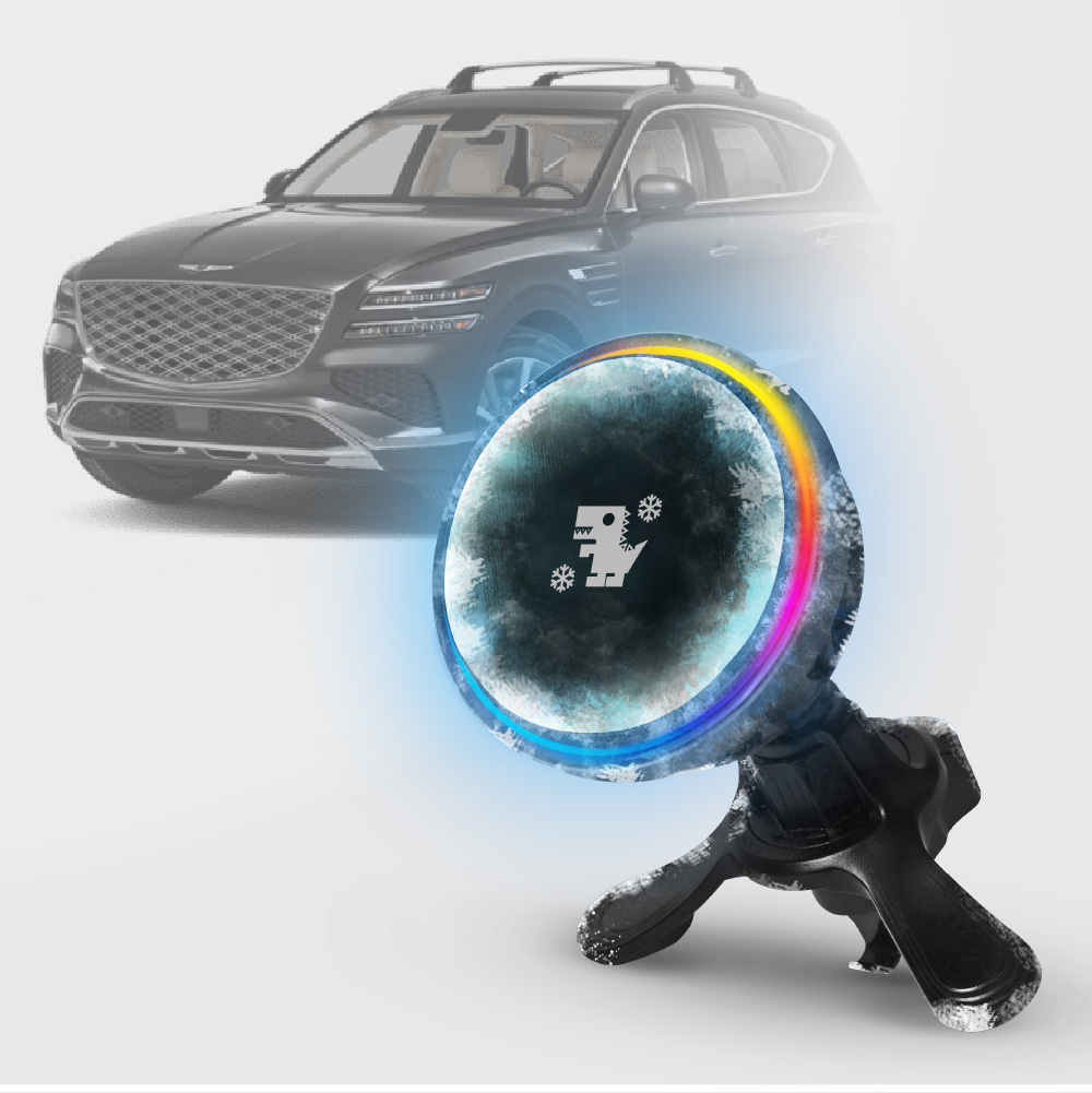 GENESIS GV80 系列｜XILLA黑鏡冰核智充手機架