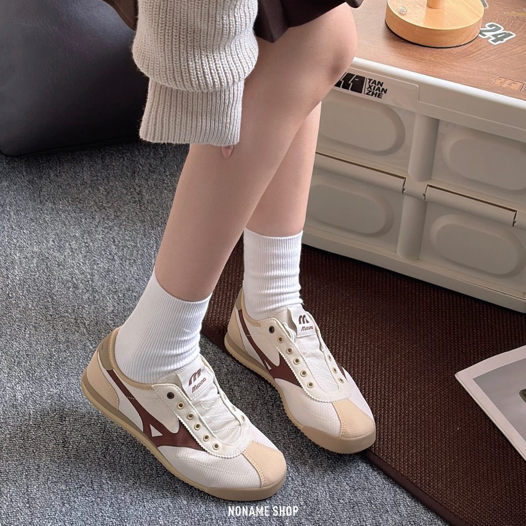 MIZUNO LG 60S SLIP-ON 無鞋帶 懶人 復古 德訓鞋 四色 (男/女款)