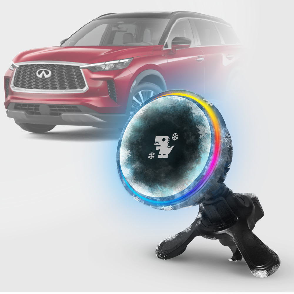 INFINITI QX60 系列｜XILLA黑鏡冰核智充手機架