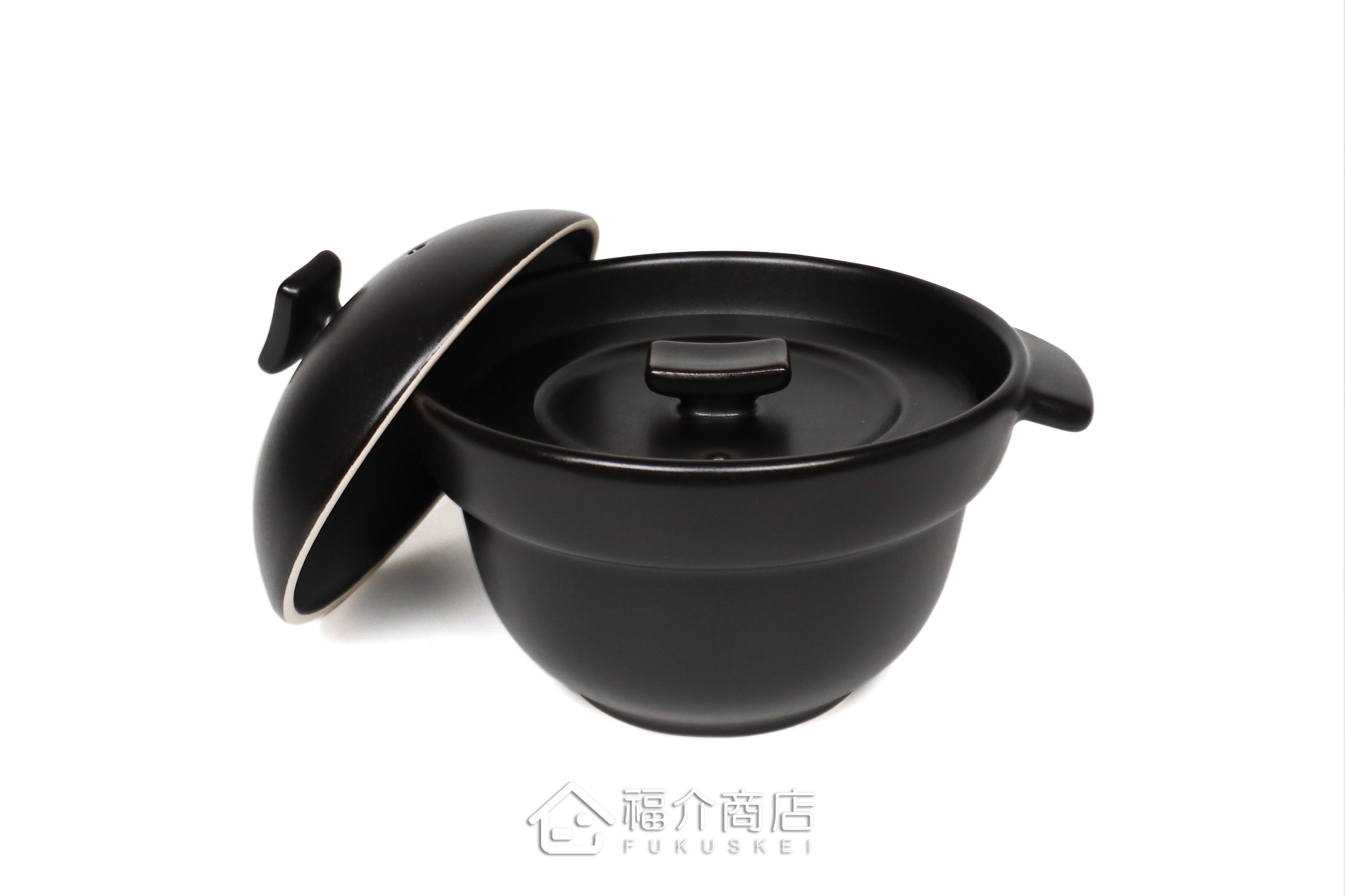 一人份小容量煮飯用陶瓷材質的飯鍋