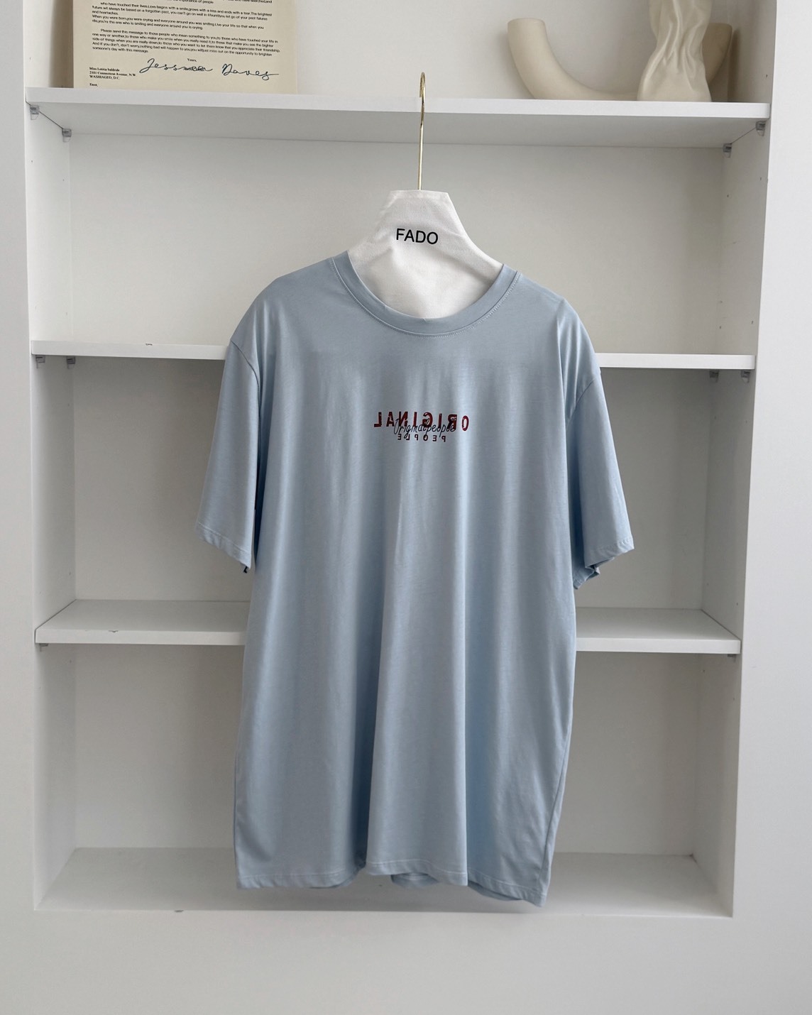 法朵Fado shop｜反印字母短T 0215030 三色