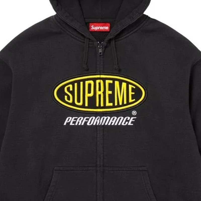 Supreme Oval Logo Zip Up Hooded 黑色 拉鍊 連帽外套 SUP-575 [台灣現貨]